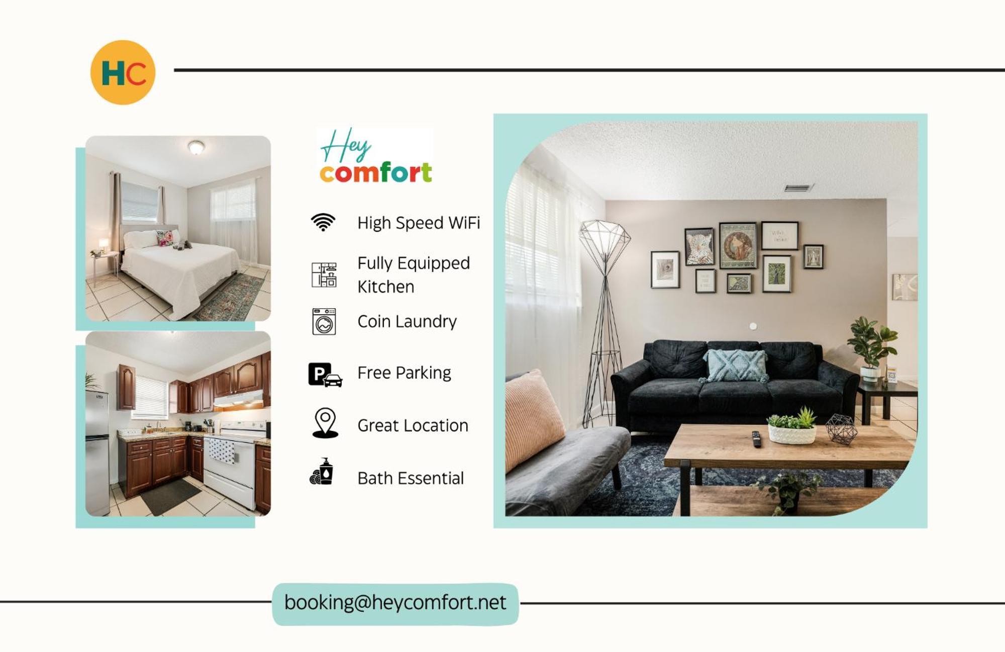 Apartment Stylish & 2br Close To Downtown Miami